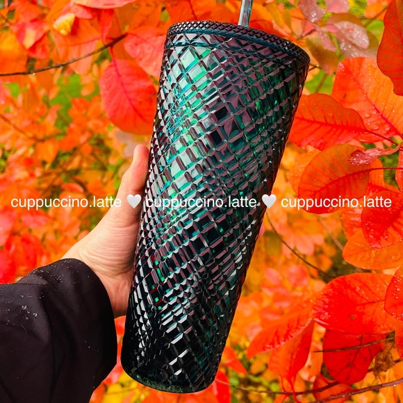 💎NEW TRIO✨Starbucks 2021 Holiday Jeweled Diamond Venti Bling Cold Cup Tumblers - Picture 8 of 16